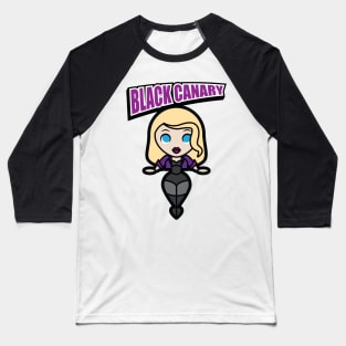 Tooniefied Black Canary Baseball T-Shirt